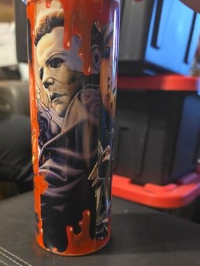 NaNa Red Black Purple Horror Character Drink Tumbler